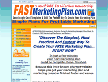 Tablet Screenshot of fastmarketingplan.com